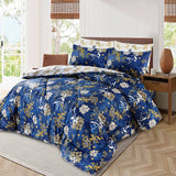 GEORAGE BLUE DUVET COVER SET - 6 PCS