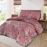 TEA FLOWER  DUVET COVER SET - 6 PCS