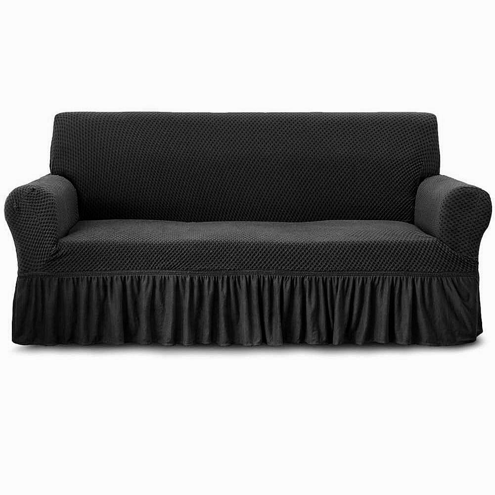 Turkish Style Sofa cover set (Black)