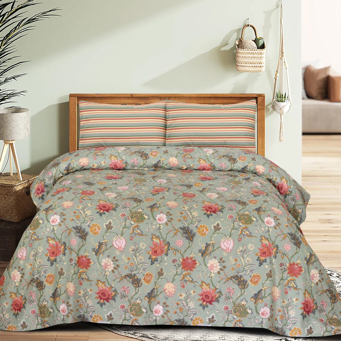 Remy-Premium Pure Cotton Bed Sheet Set