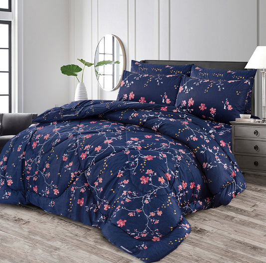 Tulip- 8pcs Summer Comforter set (light filling)