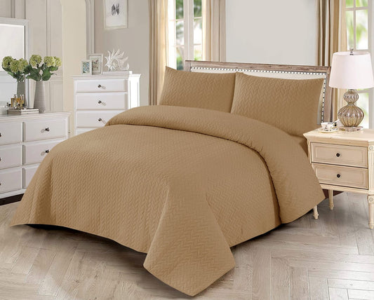 BEDSPREAD Set (Light Filling) -Golden