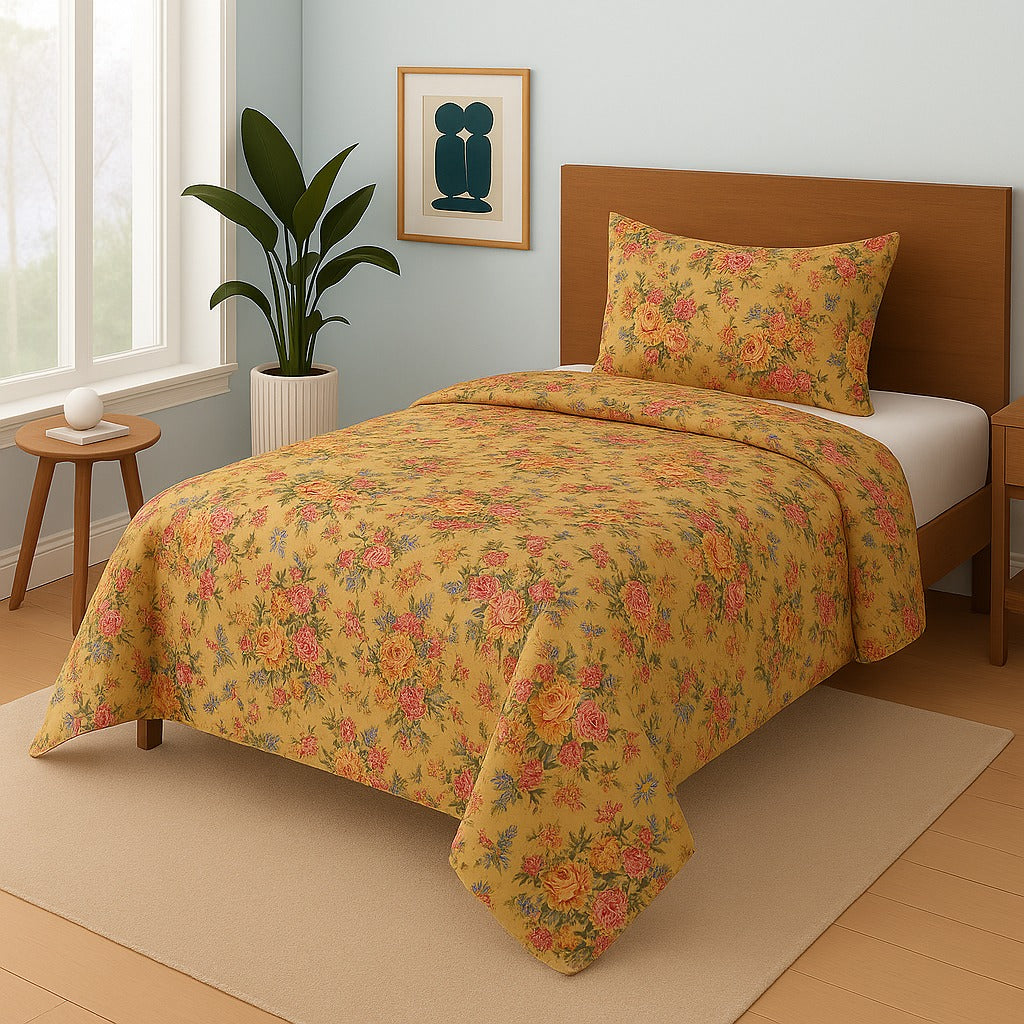 BROWNY- Single Bedsheet Set