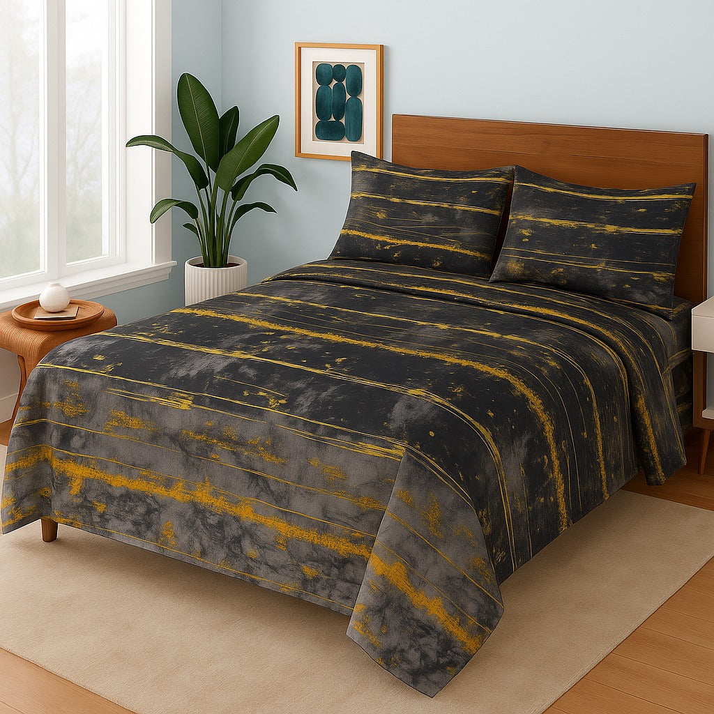 THUNDER STORM- 6pcs Summer Comforter Set (Light Filling)