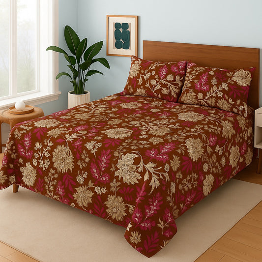 FOREST LEAVES- Bedsheet Set