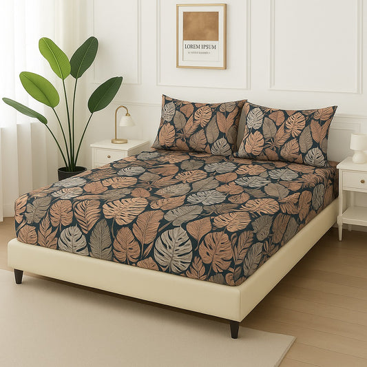 MULTI PATTA-  Fitted Bedsheet Set