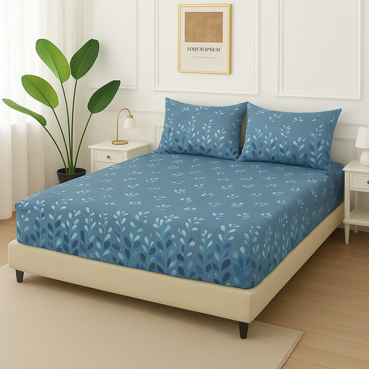 SKY PATTA-  Fitted Bedsheet Set