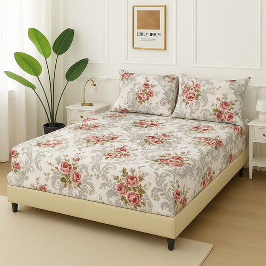 CONE FLOWER - Fitted Bedsheet Set