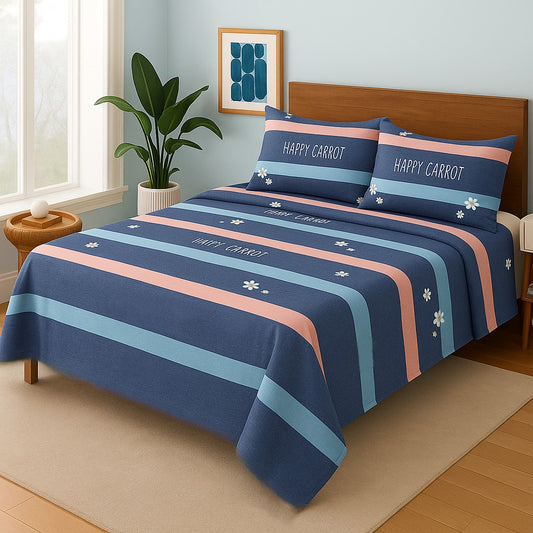 HAPPY CARROT- Bedsheet Set