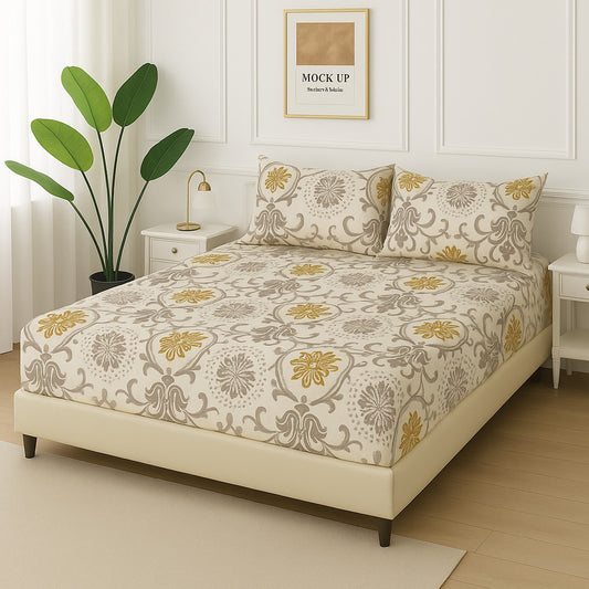 EGYPTIAN- Fitted Bedsheet Set
