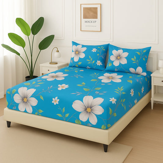 LOTUS- Fitted Bedsheet Set