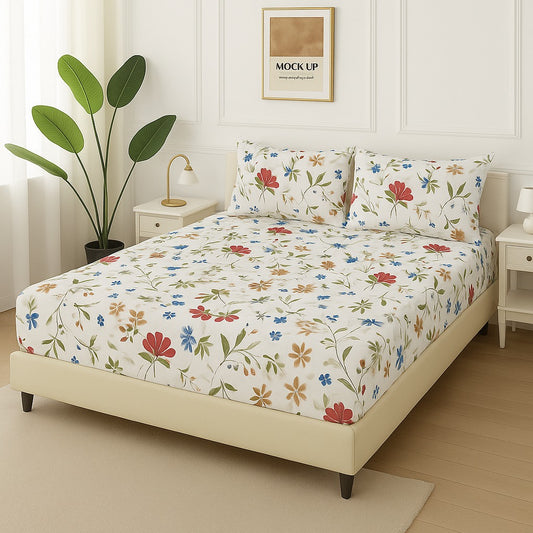 ROSE- Fitted Bedsheet Set