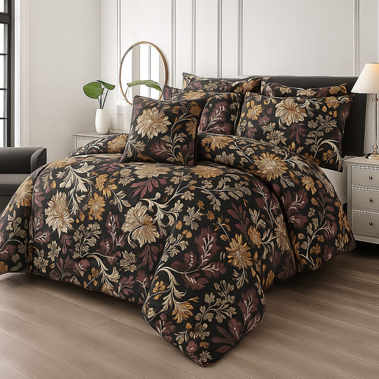 FOREST PATTA- 7pcs PREMIUM Summer Comforter Set (Light Filling)