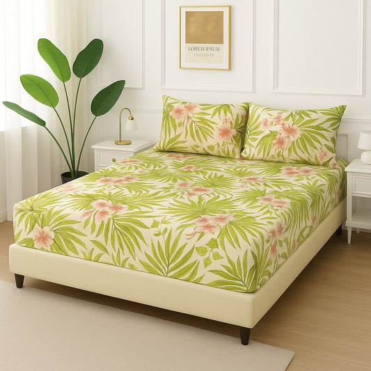 GREENY- Fitted Bedsheet Set