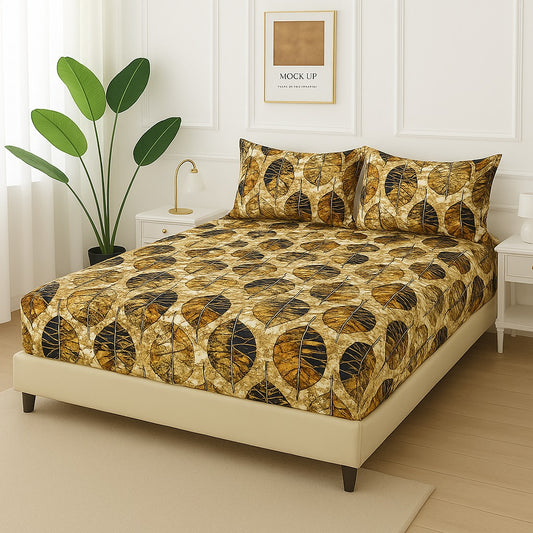 BUNCH LEAVES - Fitted Bedsheet Set
