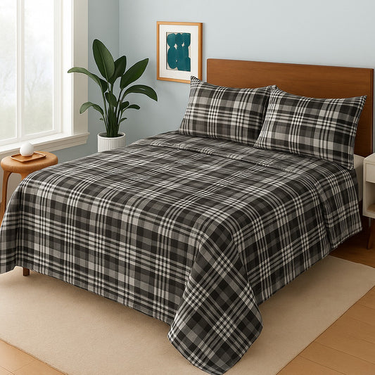 OXFORD CHECK- Bedsheet Set