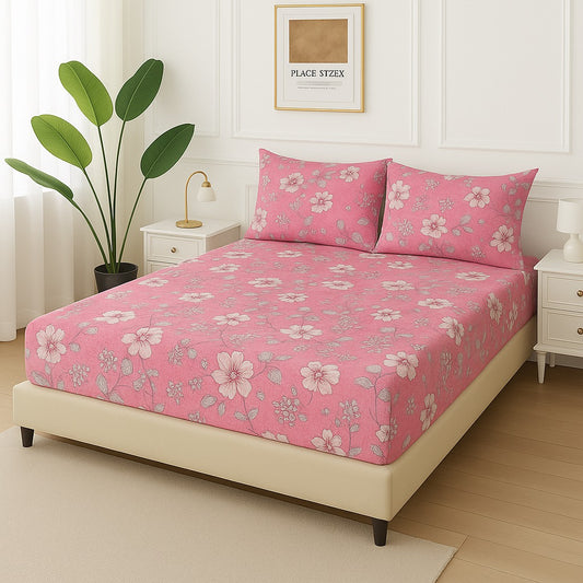 PINKY - Fitted Bedsheet Set