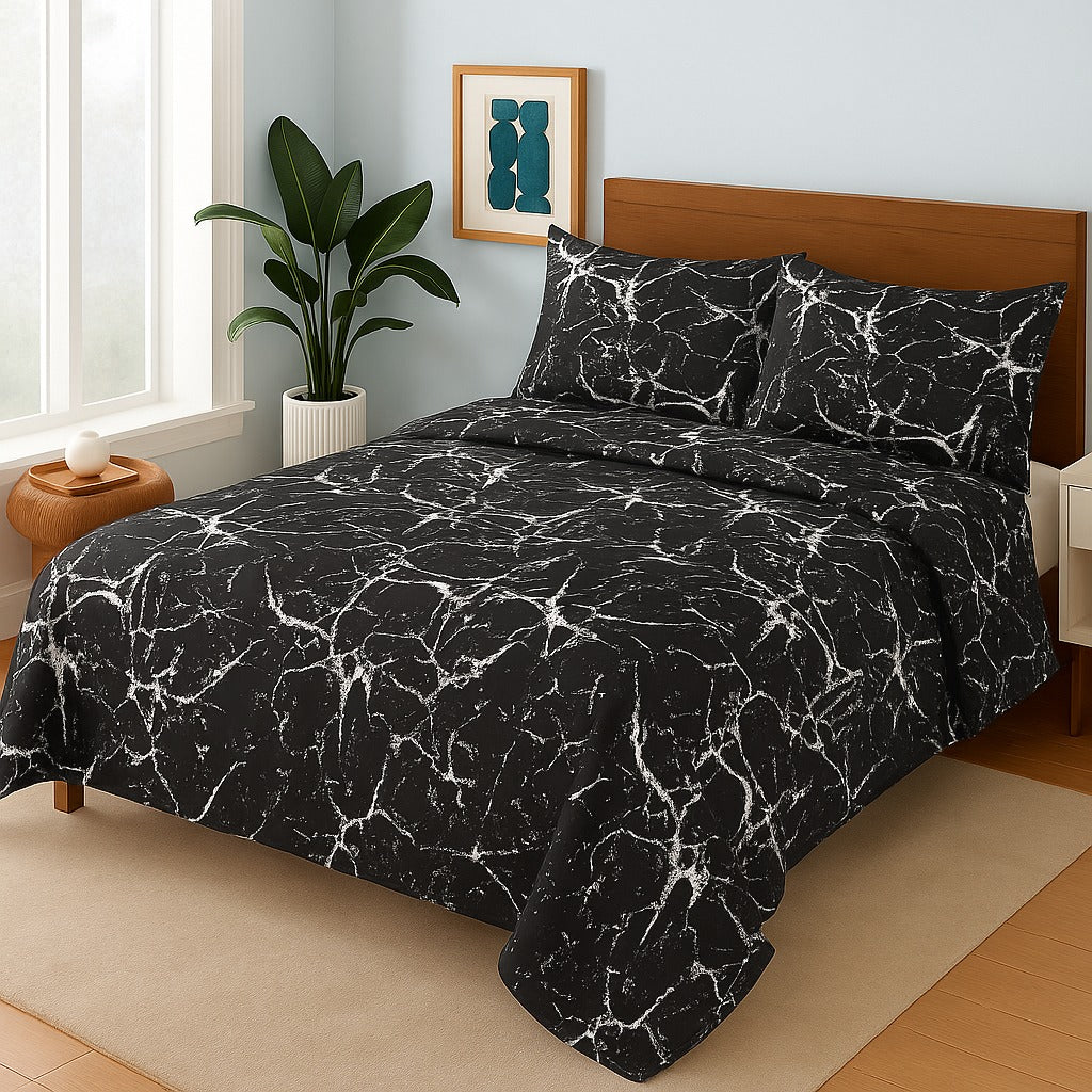 BLACK ELECTRIC - Bedsheet Set