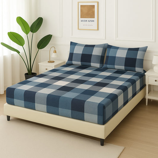 BLUE BOX-Fitted Bedsheet Set