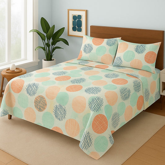 MULTI CIRCLE- Bedsheet Set