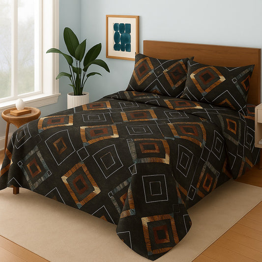 MULTI SQUARE- Bedsheet Set
