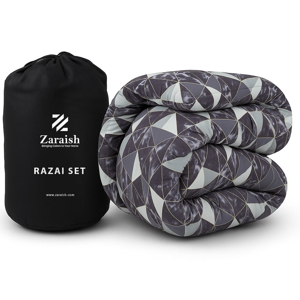 TRIANGULAR -WINTER RAZAI Set (HEAVY FILLING)