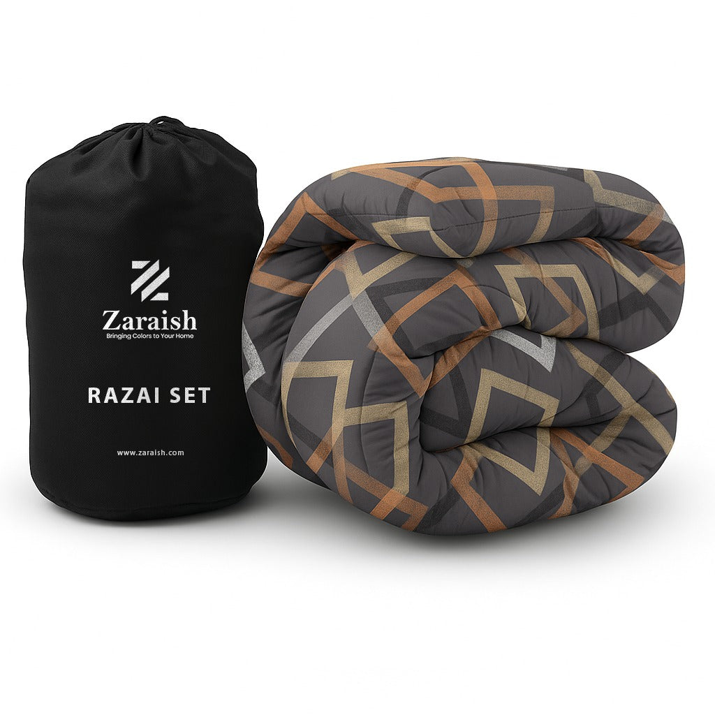 SQUARE -WINTER RAZAI Set (HEAVY FILLING)