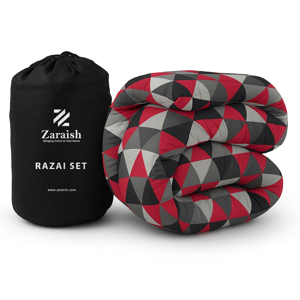 RED TUKRI-WINTER RAZAI Set (HEAVY FILLING)