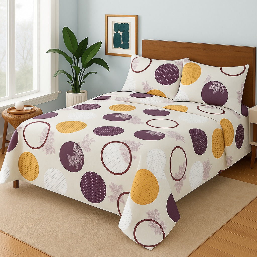 MULTI CIRCLE- Bedsheet Set