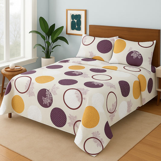 MULTI CIRCLE- Bedsheet Set