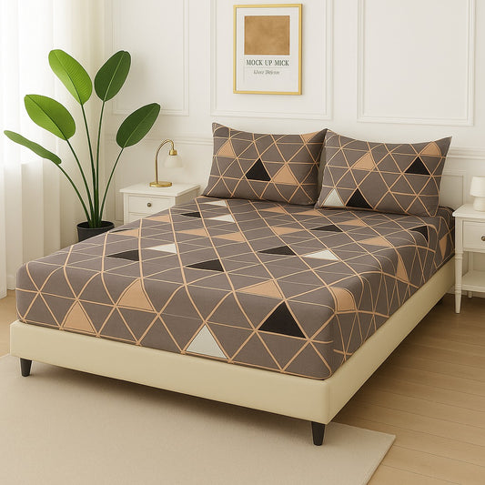 TRANZO -Fitted Bedsheet Set