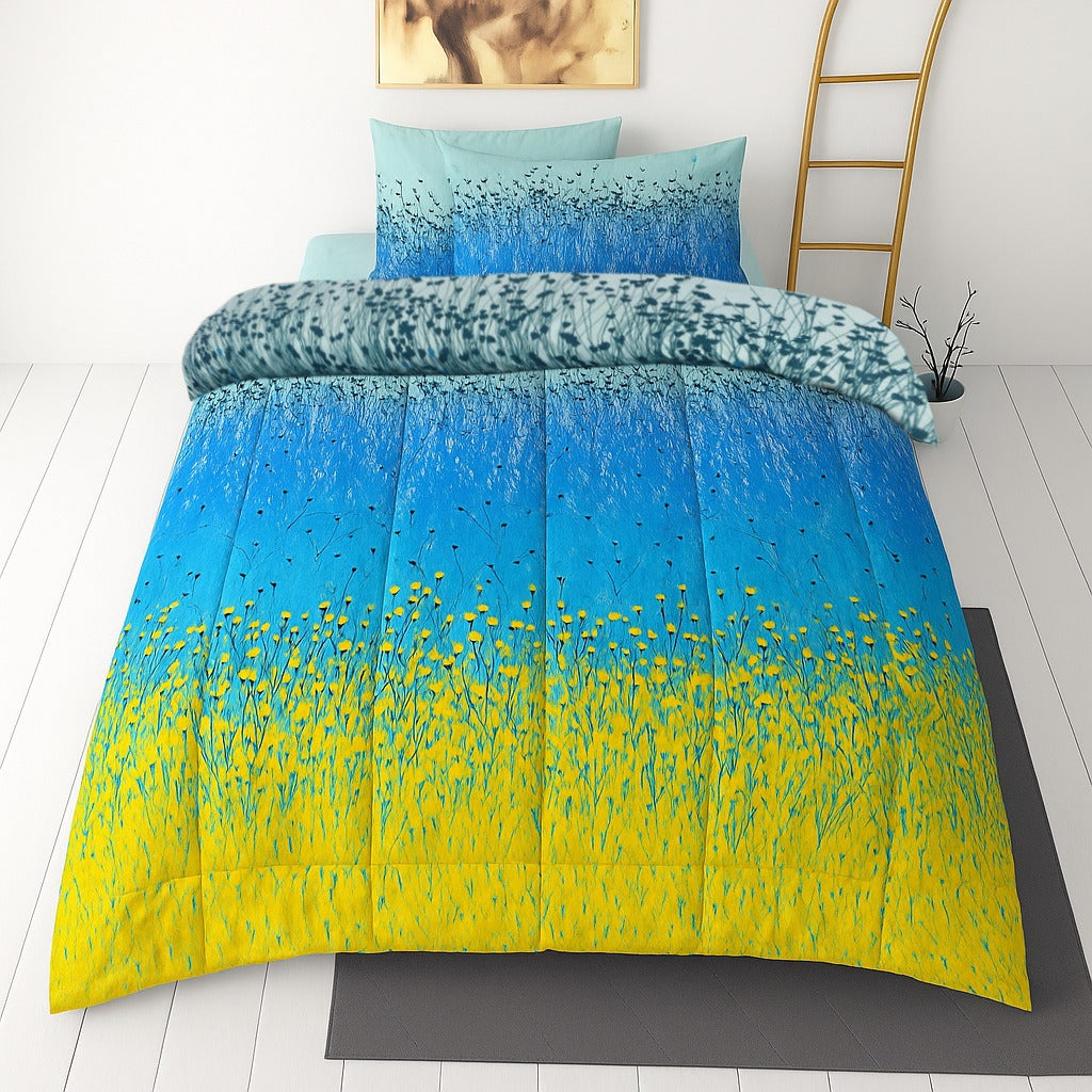 Saag- 3pcs Single Quilt Cover Set (Without Filling)