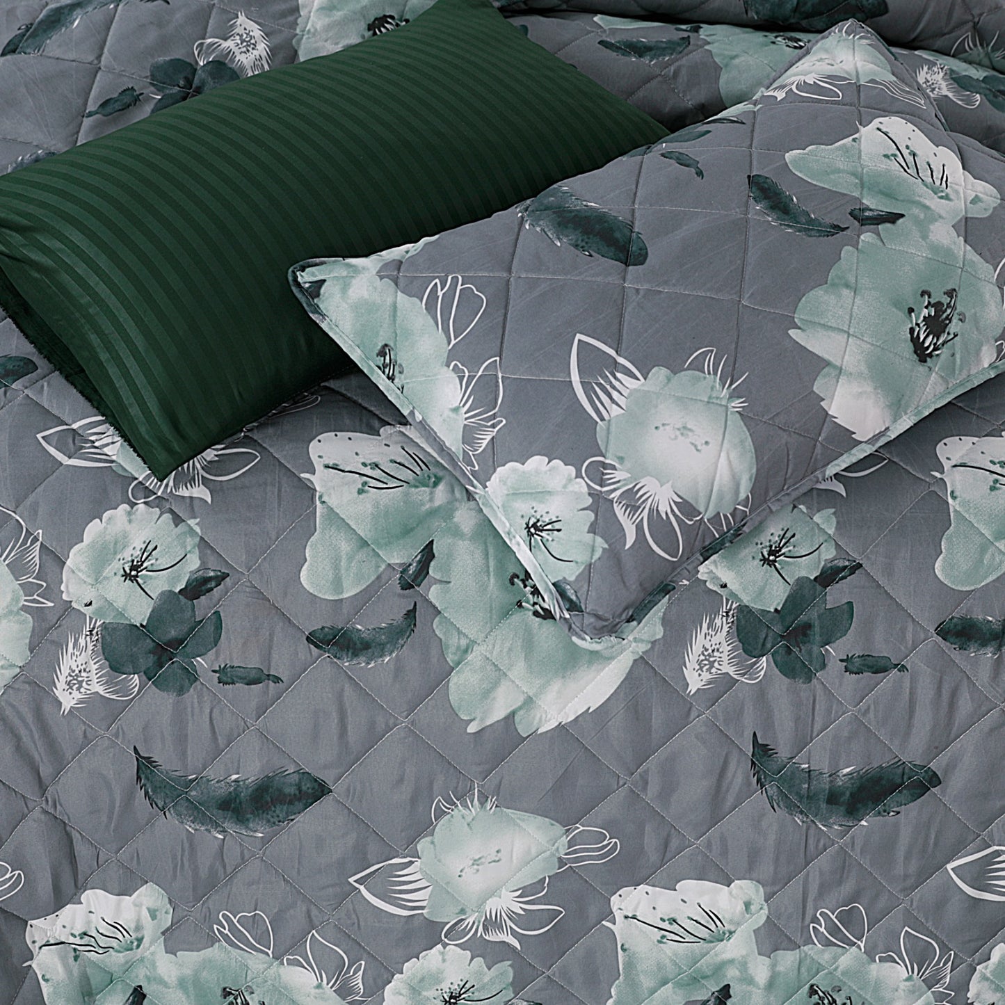 Charlotte- Premium Pure Cotton 6pcs Comforter Set