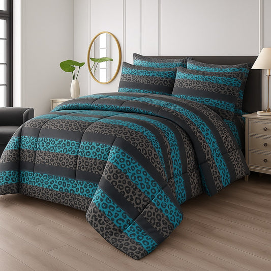 MAJENTA- 6pcs Summer Comforter Set (Light Filling)