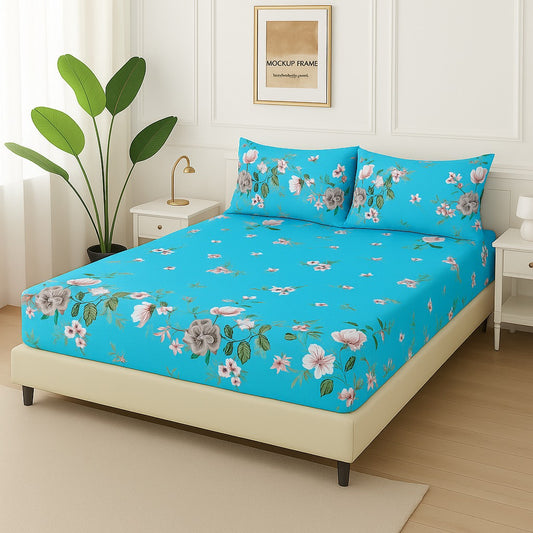 Royal Cool- Fitted Bedsheet Set