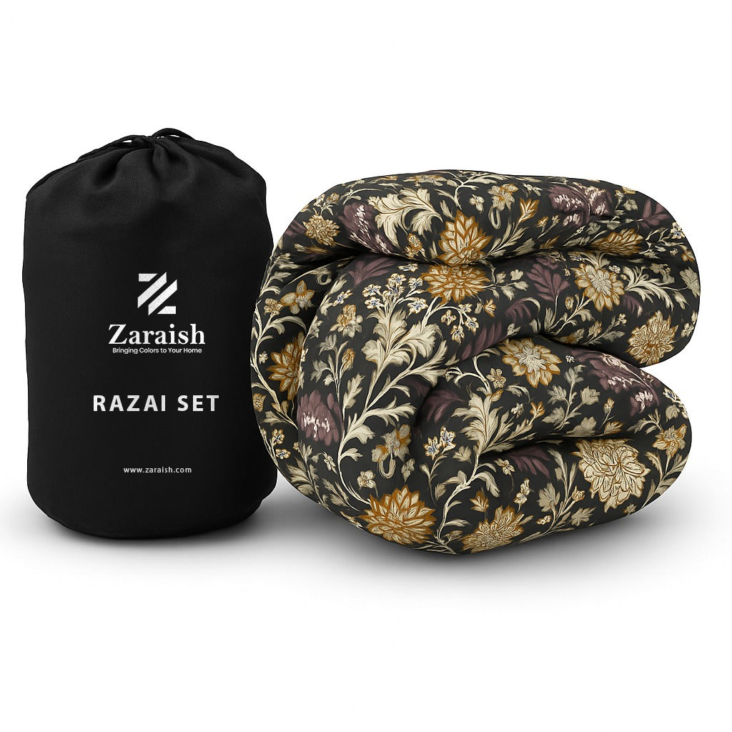 FOREST PATTA -WINTER RAZAI Set (HEAVY FILLING)