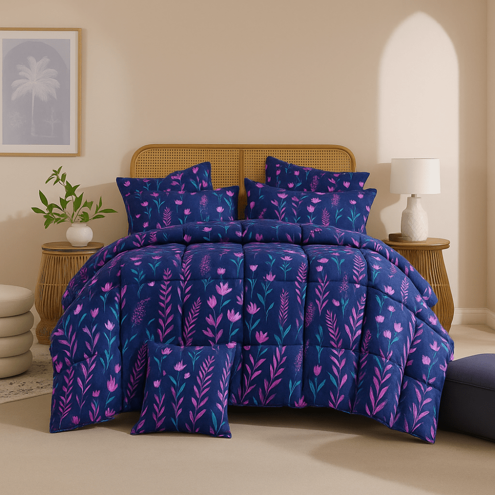 Alektra - 6pcs Comforter Set (Light Filling) - Zaraish.com