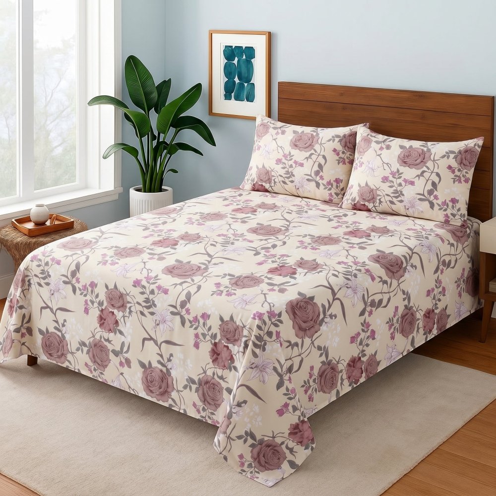 Antique Rose Garden - Bedsheet Set - Zaraish.com
