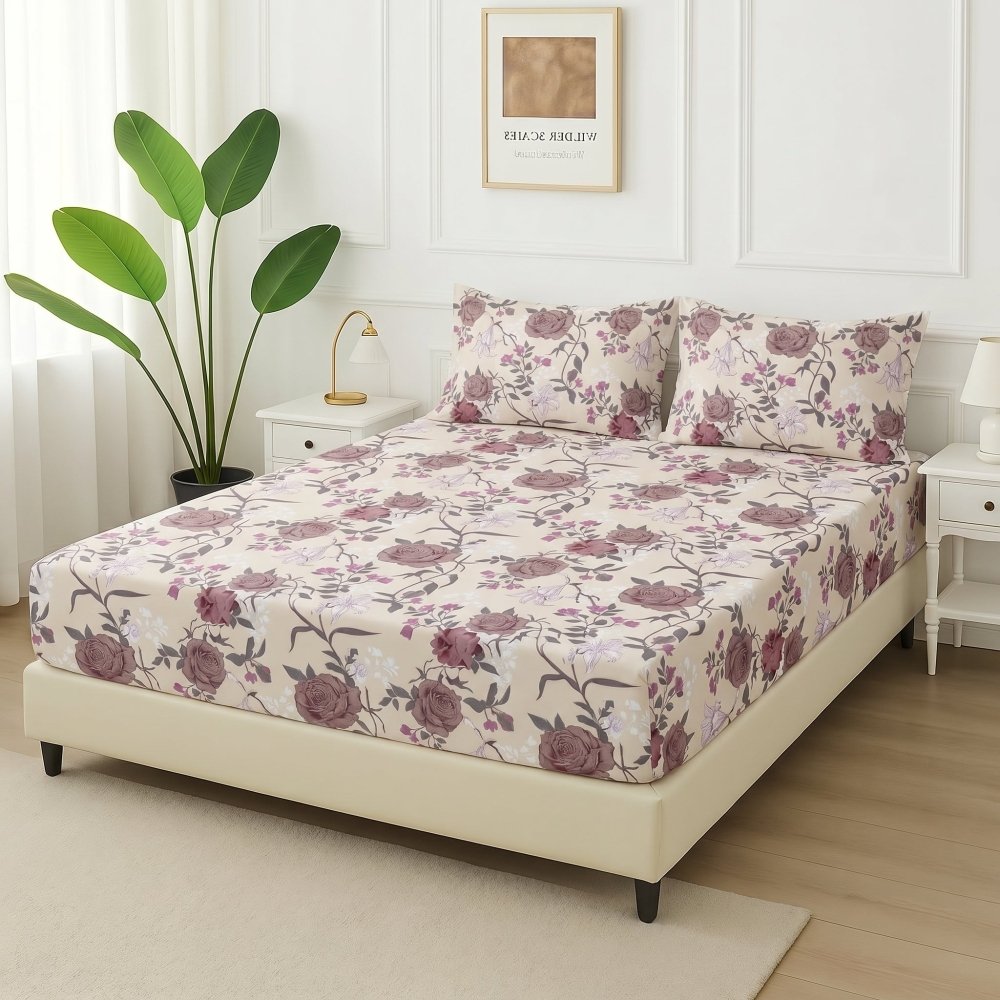 Antique Rose Garden - Fitted Bedsheet Set - Zaraish.com