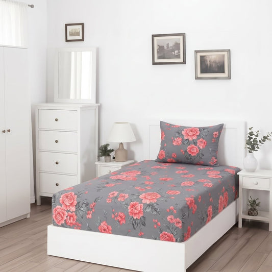 AXEL - SINGLE Fitted Bedsheet Set - Zaraish.com