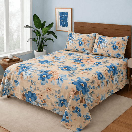 Azure Garden - Bedsheet Set - Zaraish.com