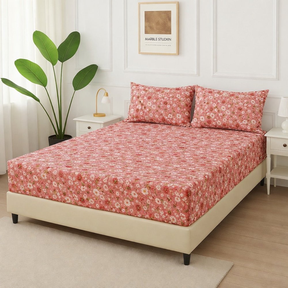 Begonia - Fitted Bedsheet Set - Zaraish.com