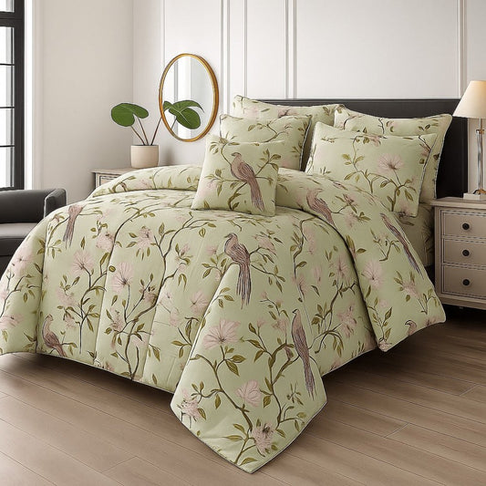 BIRDY- 7pcs Summer Comforter Set (Light Filling) - Zaraish.com