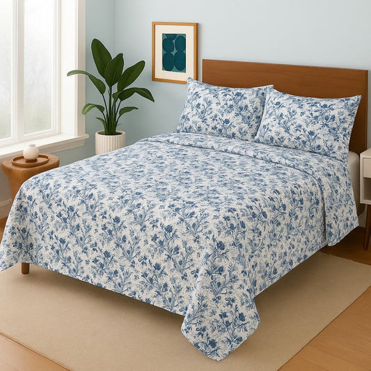 Blue Berry - Bedsheet Set - Zaraish.com