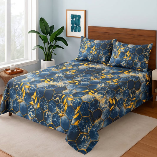 Blue Electric - Bedsheet Set - Zaraish.com
