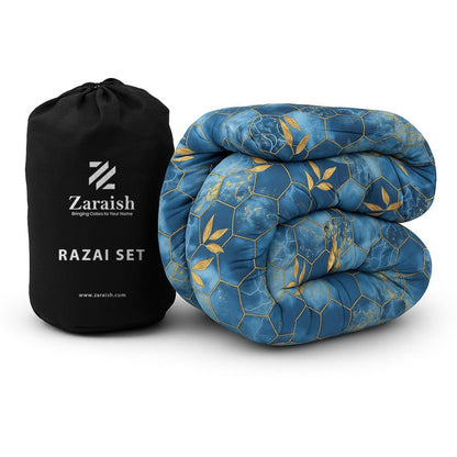 Blue Electric - WINTER RAZAI Set (HEAVY FILLING) - Zaraish.com
