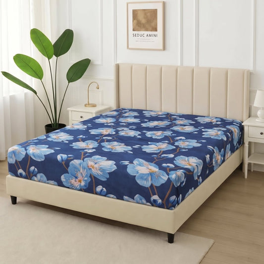 Blue Peonies - Only Fitted Sheet - Zaraish.com
