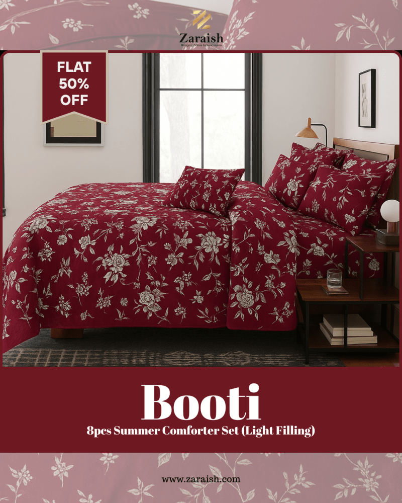 Booti - 8pcs Summer Comforter Set (Light Filling) - Zaraish.com