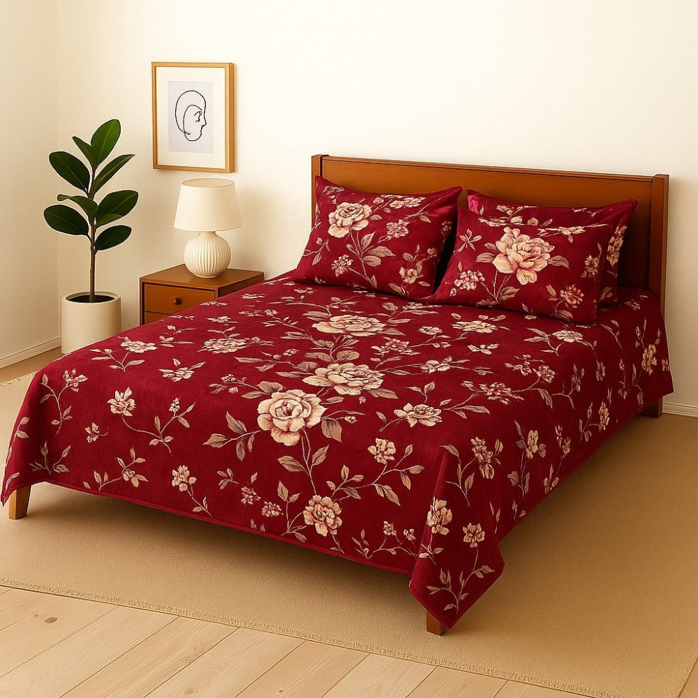 BOOTI - Bedsheet With 4 Pillow Covers - Zaraish.com