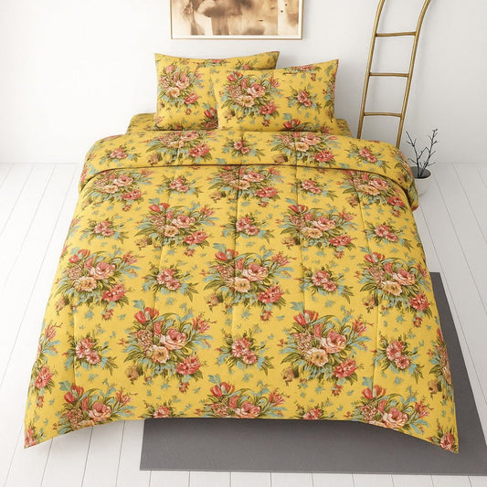 Browny - 3pcs Single Quilt Cover Set (Without Filling) - Zaraish.com